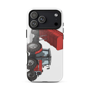 Furrow & Fields Tough Case for iPhone® iPhone 17 Pro Max Massey Ferguson 6180 Illustration | Tough Case for iPhone® Quality Farmers Merch