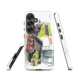 Furrow & Fields Tough case for Samsung® CLAAS Lexion 8600 TerraTrac Watercolor | Tough case for Samsung® Quality Farmers Merch