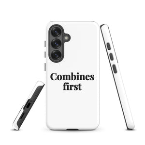 Furrow & Fields Tough case for Samsung® Combines First | Tough case for Samsung® Quality Farmers Merch