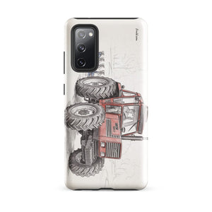 Furrow & Fields Tough case for Samsung® Glossy / Samsung Galaxy S20 FE Fiat 1880 Pencil Sketch | Tough case for Samsung® Quality Farmers Merch
