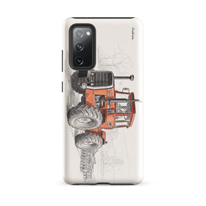Furrow & Fields Tough case for Samsung® Glossy / Samsung Galaxy S20 FE Massey Ferguson 1200 Pencil Sketch | Tough case for Samsung® Quality Farmers Merch