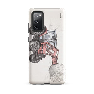 Furrow & Fields Tough case for Samsung® Glossy / Samsung Galaxy S20 FE Massey Ferguson 3070 Autotronic Pencil Sketch | Tough case for Samsung® Quality Farmers Merch