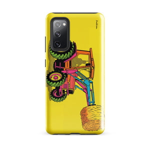 Furrow & Fields Tough case for Samsung® Glossy / Samsung Galaxy S20 FE Massey Ferguson 3070 Autotronic Pop Art | Tough case for Samsung® Quality Farmers Merch