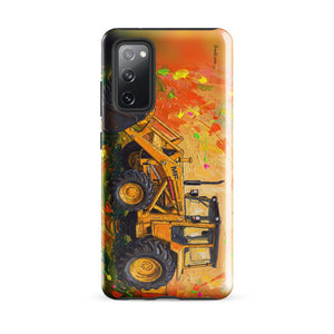 Furrow & Fields Tough case for Samsung® Glossy / Samsung Galaxy S20 FE Massey Ferguson 50E Splash Art | Tough case for Samsung® Quality Farmers Merch