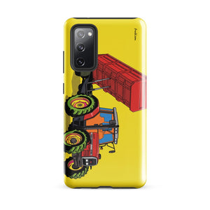 Furrow & Fields Tough case for Samsung® Glossy / Samsung Galaxy S20 FE Massey Ferguson 6180 Pop Art | Tough case for Samsung® Quality Farmers Merch
