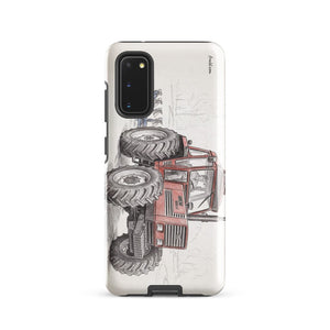 Furrow & Fields Tough case for Samsung® Glossy / Samsung Galaxy S20 Fiat 1880 Pencil Sketch | Tough case for Samsung® Quality Farmers Merch