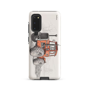 Furrow & Fields Tough case for Samsung® Glossy / Samsung Galaxy S20 Massey Ferguson 1200 Pencil Sketch | Tough case for Samsung® Quality Farmers Merch