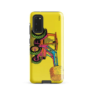 Furrow & Fields Tough case for Samsung® Glossy / Samsung Galaxy S20 Massey Ferguson 3070 Autotronic Pop Art | Tough case for Samsung® Quality Farmers Merch