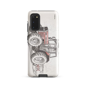 Furrow & Fields Tough case for Samsung® Glossy / Samsung Galaxy S20 Massey Ferguson 375 Pencil Sketch | Tough case for Samsung® Quality Farmers Merch