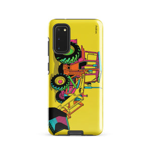 Furrow & Fields Tough case for Samsung® Glossy / Samsung Galaxy S20 Massey Ferguson 50E Pop Art | Tough case for Samsung® Quality Farmers Merch