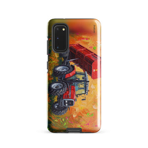 Furrow & Fields Tough case for Samsung® Glossy / Samsung Galaxy S20 Massey Ferguson 6180 Splash Art | Tough case for Samsung® Quality Farmers Merch