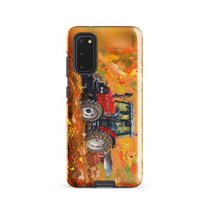 Furrow & Fields Tough case for Samsung® Glossy / Samsung Galaxy S20 Massey Ferguson 6255 Splash Art | Tough case for Samsung® Quality Farmers Merch