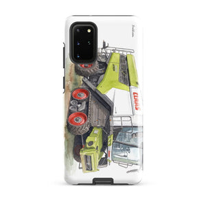 Furrow & Fields Tough case for Samsung® Glossy / Samsung Galaxy S20 Plus CLAAS Lexion 8600 TerraTrac Watercolor | Tough case for Samsung® Quality Farmers Merch