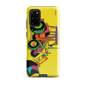 Furrow & Fields Tough case for Samsung® Glossy / Samsung Galaxy S20 Plus Massey Ferguson 50E Pop Art | Tough case for Samsung® Quality Farmers Merch