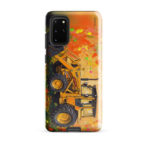 Furrow & Fields Tough case for Samsung® Glossy / Samsung Galaxy S20 Plus Massey Ferguson 50E Splash Art | Tough case for Samsung® Quality Farmers Merch