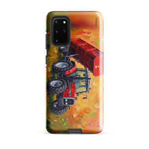 Furrow & Fields Tough case for Samsung® Glossy / Samsung Galaxy S20 Plus Massey Ferguson 6180 Splash Art | Tough case for Samsung® Quality Farmers Merch