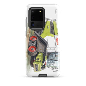 Furrow & Fields Tough case for Samsung® Glossy / Samsung Galaxy S20 Ultra CLAAS Lexion 8600 TerraTrac Watercolor | Tough case for Samsung® Quality Farmers Merch