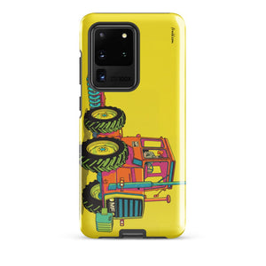 Furrow & Fields Tough case for Samsung® Glossy / Samsung Galaxy S20 Ultra Massey Ferguson 1200 Pop Art | Tough case for Samsung® Quality Farmers Merch