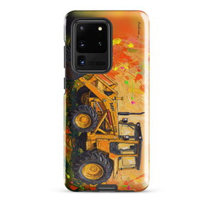 Furrow & Fields Tough case for Samsung® Glossy / Samsung Galaxy S20 Ultra Massey Ferguson 50E Splash Art | Tough case for Samsung® Quality Farmers Merch