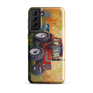 Furrow & Fields Tough case for Samsung® Glossy / Samsung Galaxy S21 Plus Fiat 1880 Splash Art | Tough case for Samsung® Quality Farmers Merch