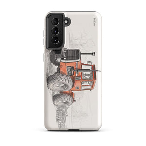 Furrow & Fields Tough case for Samsung® Glossy / Samsung Galaxy S21 Plus Massey Ferguson 1200 Pencil Sketch | Tough case for Samsung® Quality Farmers Merch