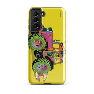 Furrow & Fields Tough case for Samsung® Glossy / Samsung Galaxy S21 Plus Massey Ferguson 375 Pop Art | Tough case for Samsung® Quality Farmers Merch