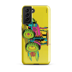 Furrow & Fields Tough case for Samsung® Glossy / Samsung Galaxy S21 Plus Massey Ferguson 6255 Pop Art | Tough case for Samsung® Quality Farmers Merch