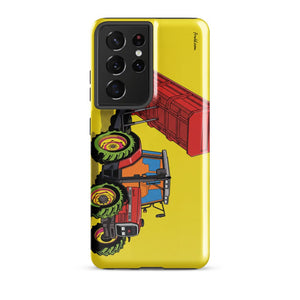 Furrow & Fields Tough case for Samsung® Glossy / Samsung Galaxy S21 Ultra Massey Ferguson 6180 Pop Art | Tough case for Samsung® Quality Farmers Merch