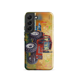 Furrow & Fields Tough case for Samsung® Glossy / Samsung Galaxy S22 Fiat 1880 Splash Art | Tough case for Samsung® Quality Farmers Merch