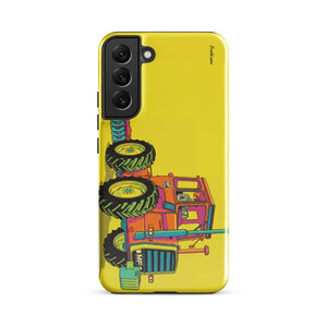 Furrow & Fields Tough case for Samsung® Glossy / Samsung Galaxy S22 Plus Massey Ferguson 1200 Pop Art | Tough case for Samsung® Quality Farmers Merch