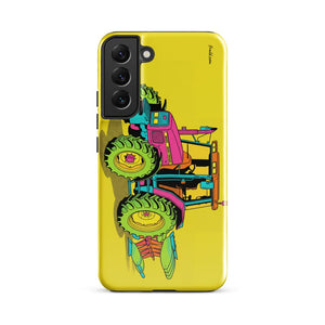 Furrow & Fields Tough case for Samsung® Glossy / Samsung Galaxy S22 Plus Massey Ferguson 6255 Pop Art | Tough case for Samsung® Quality Farmers Merch