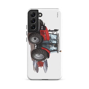 Furrow & Fields Tough case for Samsung® Glossy / Samsung Galaxy S22 Plus Massey Ferguson 6255 | Tough case for Samsung® Quality Farmers Merch