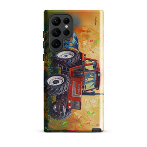Furrow & Fields Tough case for Samsung® Glossy / Samsung Galaxy S22 Ultra Fiat 1880 Splash Art | Tough case for Samsung® Quality Farmers Merch