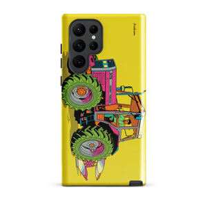 Furrow & Fields Tough case for Samsung® Glossy / Samsung Galaxy S22 Ultra Massey Ferguson 375 Pop Art | Tough case for Samsung® Quality Farmers Merch