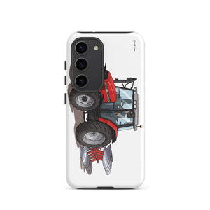 Furrow & Fields Tough case for Samsung® Glossy / Samsung Galaxy S23 Massey Ferguson 6255 | Tough case for Samsung® Quality Farmers Merch