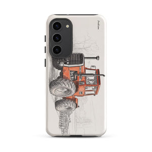 Furrow & Fields Tough case for Samsung® Glossy / Samsung Galaxy S23 Plus Massey Ferguson 1200 Pencil Sketch | Tough case for Samsung® Quality Farmers Merch