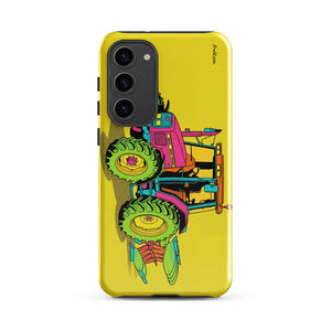 Furrow & Fields Tough case for Samsung® Glossy / Samsung Galaxy S23 Plus Massey Ferguson 6255 Pop Art | Tough case for Samsung® Quality Farmers Merch