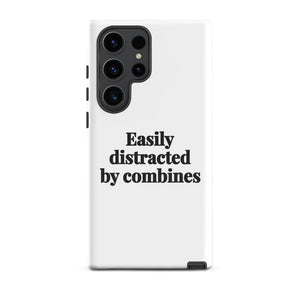 Furrow & Fields Tough case for Samsung® Glossy / Samsung Galaxy S23 Ultra Easily Distracted By Combines | Tough case for Samsung® Quality Farmers Merch