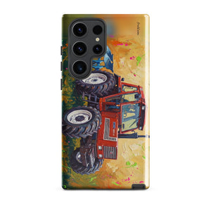 Furrow & Fields Tough case for Samsung® Glossy / Samsung Galaxy S23 Ultra Fiat 1880 Splash Art | Tough case for Samsung® Quality Farmers Merch