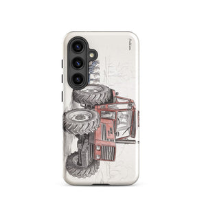 Furrow & Fields Tough case for Samsung® Glossy / Samsung Galaxy S24 Fiat 1880 Pencil Sketch | Tough case for Samsung® Quality Farmers Merch