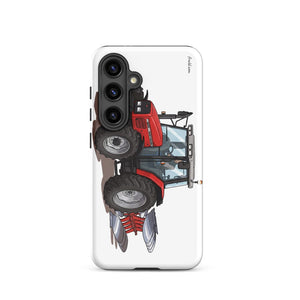 Furrow & Fields Tough case for Samsung® Glossy / Samsung Galaxy S24 Massey Ferguson 6255 | Tough case for Samsung® Quality Farmers Merch