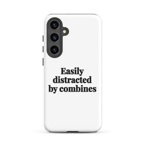 Furrow & Fields Tough case for Samsung® Glossy / Samsung Galaxy S24 Plus Easily Distracted By Combines | Tough case for Samsung® Quality Farmers Merch