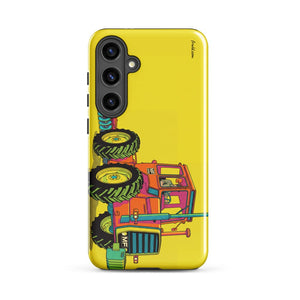 Furrow & Fields Tough case for Samsung® Glossy / Samsung Galaxy S24 Plus Massey Ferguson 1200 Pop Art | Tough case for Samsung® Quality Farmers Merch