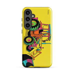 Furrow & Fields Tough case for Samsung® Glossy / Samsung Galaxy S24 Plus Massey Ferguson 50E Pop Art | Tough case for Samsung® Quality Farmers Merch