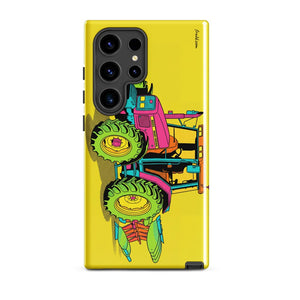 Furrow & Fields Tough case for Samsung® Glossy / Samsung Galaxy S24 Ultra Massey Ferguson 6255 Pop Art | Tough case for Samsung® Quality Farmers Merch