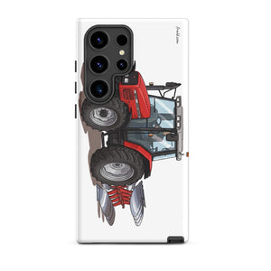 Furrow & Fields Tough case for Samsung® Glossy / Samsung Galaxy S24 Ultra Massey Ferguson 6255 | Tough case for Samsung® Quality Farmers Merch