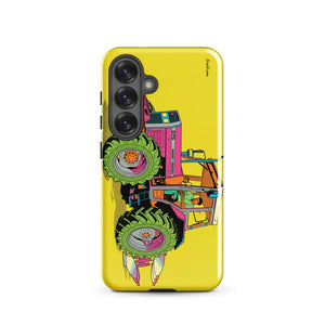 Furrow & Fields Tough case for Samsung® Glossy / Samsung Galaxy S25 Massey Ferguson 375 Pop Art | Tough case for Samsung® Quality Farmers Merch