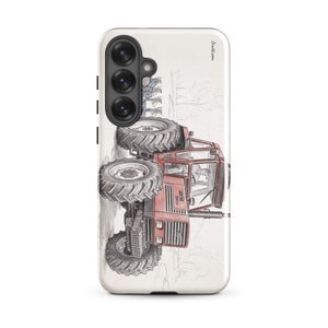 Furrow & Fields Tough case for Samsung® Glossy / Samsung Galaxy S25 Plus Fiat 1880 Pencil Sketch | Tough case for Samsung® Quality Farmers Merch
