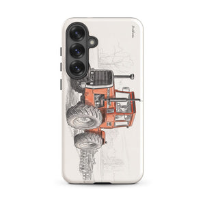 Furrow & Fields Tough case for Samsung® Glossy / Samsung Galaxy S25 Plus Massey Ferguson 1200 Pencil Sketch | Tough case for Samsung® Quality Farmers Merch