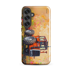 Furrow & Fields Tough case for Samsung® Glossy / Samsung Galaxy S25 Plus Massey Ferguson 1200 Splash Art | Tough case for Samsung® Quality Farmers Merch